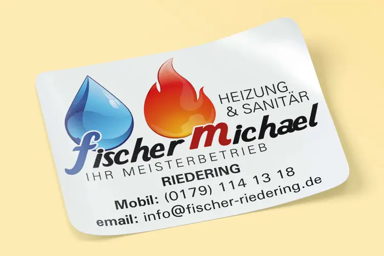 Fischer Michael Heizung & Sanitär Aufkleber